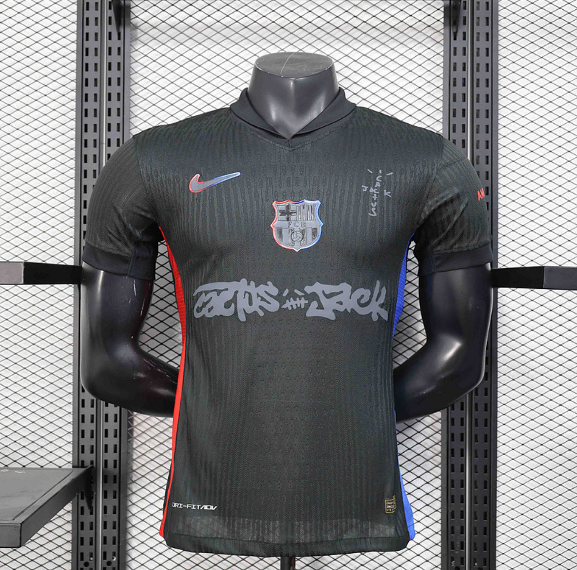 Limited Edition Away FC BARCELONA X TRAVIS SCOTT Jersey. FC Barcelona 24/25 Men’s Kit